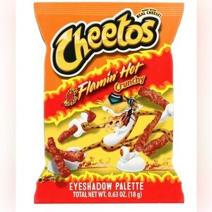 🔥🔥CHEETOS FLAMIN HOT CRUNCHY EYESHADOW MIRROR PALETTE🔥🔥